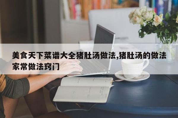 美食天下菜谱大全猪肚汤做法,猪肚汤的做法家常做法窍门